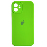 Чохол Silicone Case Full Camera для iPhone 12 Lime Green
