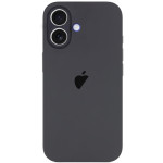 Чохол для iPhone 16 : Silicone Case Full Camera - №15 Charcoal Gray