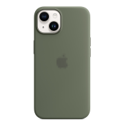 Чохол для iPhone 14 : Silicone Case MagSafe Original – Olive