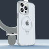 Чохол Matt Guard MagSafe Ring на iPhone 13 Pro з підставкою White