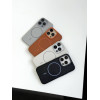 Grain Silicone MagSafe Case (iPhone 15/14/13, White)
