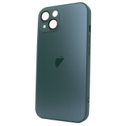 Чохол скляний AG Glass with Magsafe для iPhone 14 із захистом камери Cangling Green