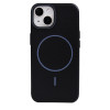 Grain Silicone MagSafe Case (iPhone 15/14/13, Black)