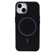 Grain Silicone MagSafe Case (iPhone 15/14/13, Black)