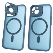 Чохол для iPhone 14 Hybrid Camera Stand with MagSafe з підставкою Navy Blue