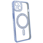 Чохол Diamond Shining Case with MagSafe (iPhone 15, Blue)