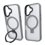 Чохол для iPhone 16: Nofelet MATT Ring Case MagSafe — Gray