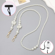 Pearl Crossbody Chain – (2) Double Bows