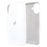 Чохол для iPhone 16 Plus Silicone Case FULL (№9 White)