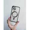 Чохол для iPhone 15 Plus Shining with MagSafe із захисними ліназми на камеру Black