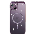 Чохол Diamond Shining Case with MagSafe (iPhone 15, Deep Purple)