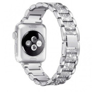 Ремінець Swarovski Steel Band на Apple Watch (42mm, 44mm, 45mm, 46mm, 49mm Silver)