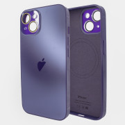 Чохол для iPhone 13 AG Titanium Case 2.0 - MagSafe & Microfiber - Purple