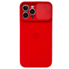 Чохол Silicone with Logo Hide Camera, для iPhone 12 Pro (Red)