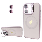 Чохол Logo Case PU Stand Camera (iPhone 12, Pink Sand)