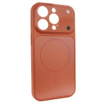 Чохол Nofelet AG Glass Case with MagSafe (iPhone 15 Pro Max, Orange) Чохол Nofelet AG Glass Case with MagSafe (iPhone 15 Pro Max, Orange)