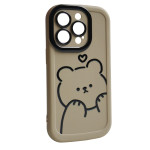 Чохол Paws Case – iPhone 14 Pro Max (Bear Hug - Brown)