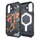 Чохол для iPhone 16 UAG with MagSafe camouflage - Orange-Green