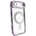 Чохол Diamond Shining Case with MagSafe (iPhone 17 Air, Deep Purple)