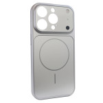 Чохол Nofelet AG Glass Case with MagSafe (iPhone 15 Pro Max, Silver) Чохол Nofelet AG Glass Case with MagSafe (iPhone 15 Pro Max, Silver)