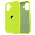 Чохол для iPhone 16 Silicone Case FULL (№66 Neon Green)