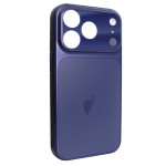 Чохол Syndee AG Glass MagSafe Case [Design 17 Series] – (iPhone 15 Pro, Dark Blue)