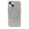 Grain Silicone MagSafe Case (iPhone 15/14/13, White)