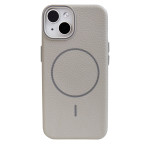 Grain Silicone MagSafe Case (iPhone 15/14/13, White)