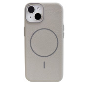 Grain Silicone MagSafe Case (iPhone 15/14/13, White)