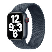 Монобраслет на Apple Watch Braided Solo Loop (Charcoal Grey, 42mm, 44mm, 45mm, 46mm, 49mm Xs)