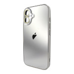 Чохол для iPhone 16 : AG-PC Glass – Silver