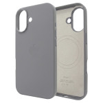 Чохол для iPhone 16 Leather Case PU with MagSafe - Dark Gray