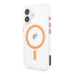 Чохол для iPhone 16 NewZone Сlear Case with MagSafe - Orange