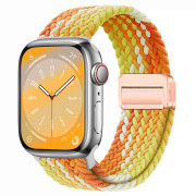 Ремінець Braided Nylon Magnetic Band (38/40/41mm + [42mm Series 10/11] – Gradient : Orange)