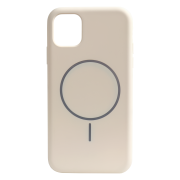 Чохол для iPhone 11 : Silicone Slim MagSafe – Antique White