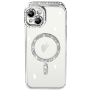 Чохол Diamond Shining Case with MagSafe (iPhone 15, Silver)