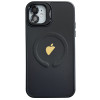 Чохол Logo Case PU Stand Camera (iPhone 13 Pro Max, Black)