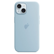 Чохол для iPhone 15 : Silicone Case MagSafe Original – Light Blue