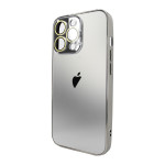 Чохол для iPhone 13 Pro : AG-PC Glass – Silver