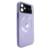 Чохол для iPhone 12 PC Slim Case with MagSafe із захисними лінзами на камеру Light Purple