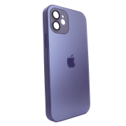 Чохол скляний матовий для iPhone 11 AG Glass Case with MagSafe із захистом камери Deep Purple