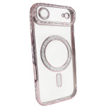 Чохол Diamond Shining Case with MagSafe (iPhone 17 Air, Pink)