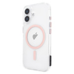Чохол для iPhone 16 NewZone Сlear Case with MagSafe - Pink