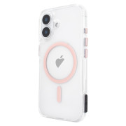 Чохол для iPhone 16 NewZone Сlear Case with MagSafe - Pink