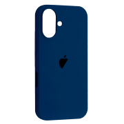 Чохол для iPhone 16 Silicone Case FULL (№69 Deep navy)