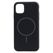 Чохол для iPhone 11 : Silicone Slim MagSafe – Black