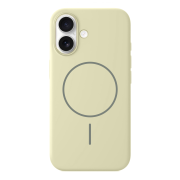 Чохол для iPhone 16 : Silicone Slim MagSafe – Cream Yellow
