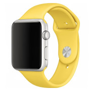 Силіконовий ремінець Silicone Sport Band (42mm, 44mm, 45mm, 46mm, 49mm, №55 Canary Yellow, S)