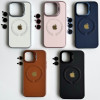 Чохол Logo Case PU Stand Camera (iPhone 14, Brown)