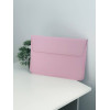 Чохол-папка для MacBook (13.3"–14.2") Leather PU – Pink